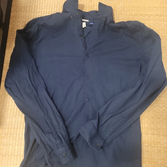 Artefact xxl nAvy long-sleeved button down collared shirt - Picture 5 of 6